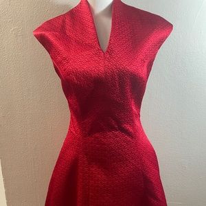 carlisle women's clothing red dress size zero valentine valenties day cocktail